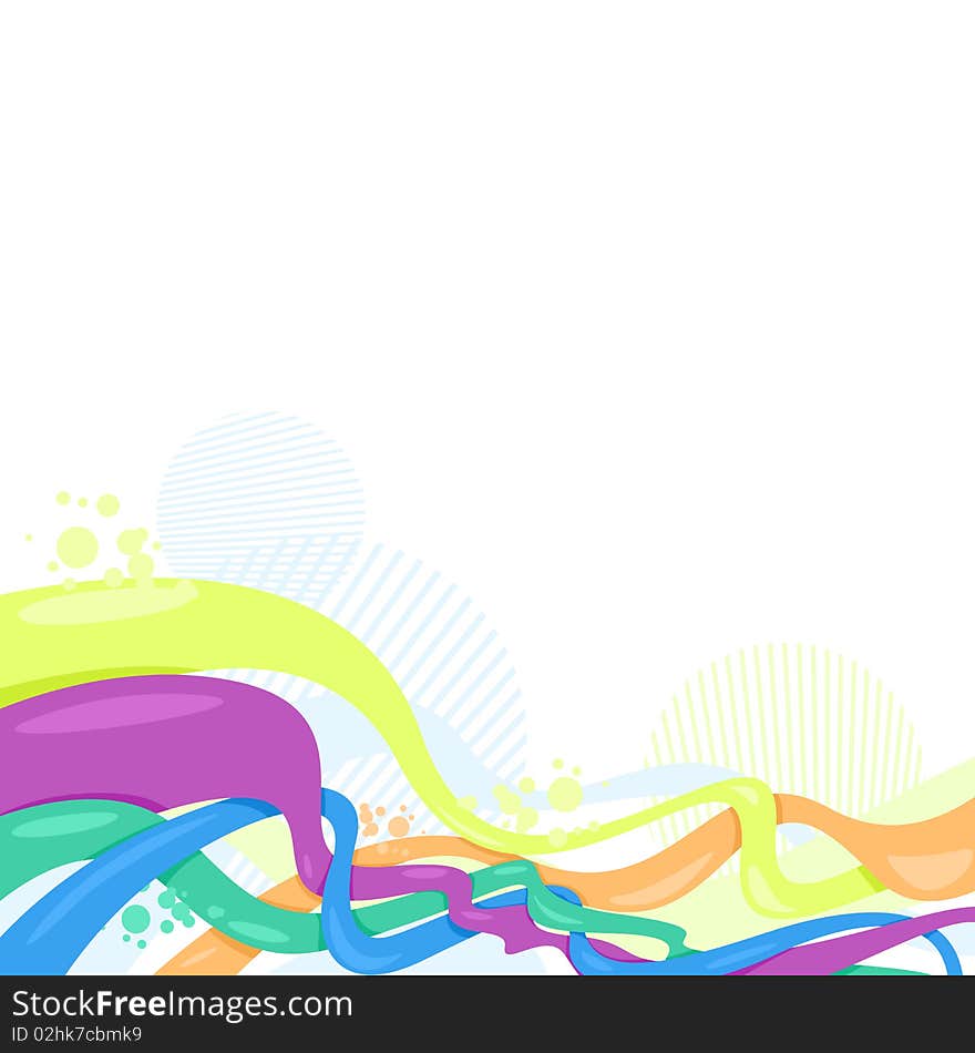 Background for design with abstract forms of different colours. Background for design with abstract forms of different colours