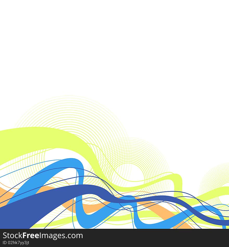 Background for design with abstract forms of different colours. Background for design with abstract forms of different colours