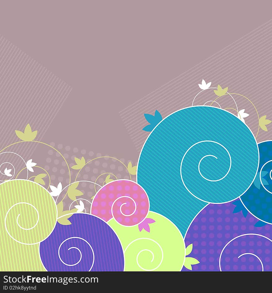 Background for design with abstract forms of different colours. Background for design with abstract forms of different colours