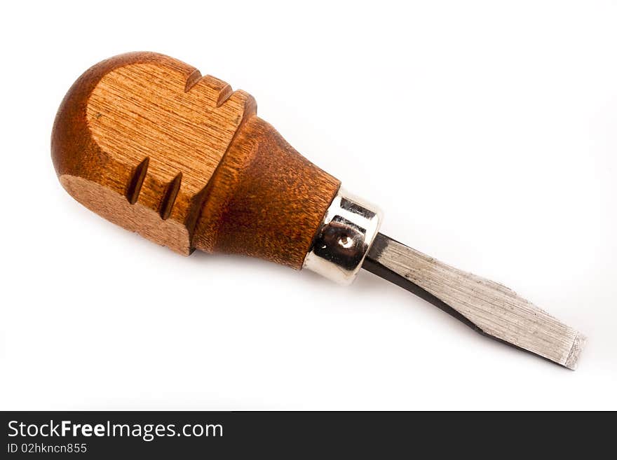 Screwdriver with Wood handle