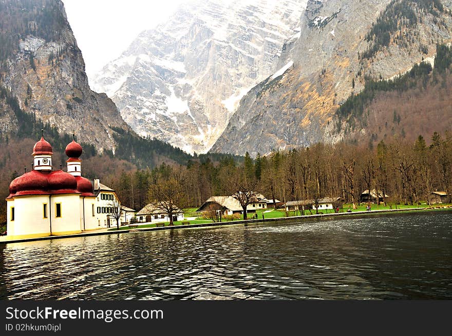 Church At Koningsee Lake