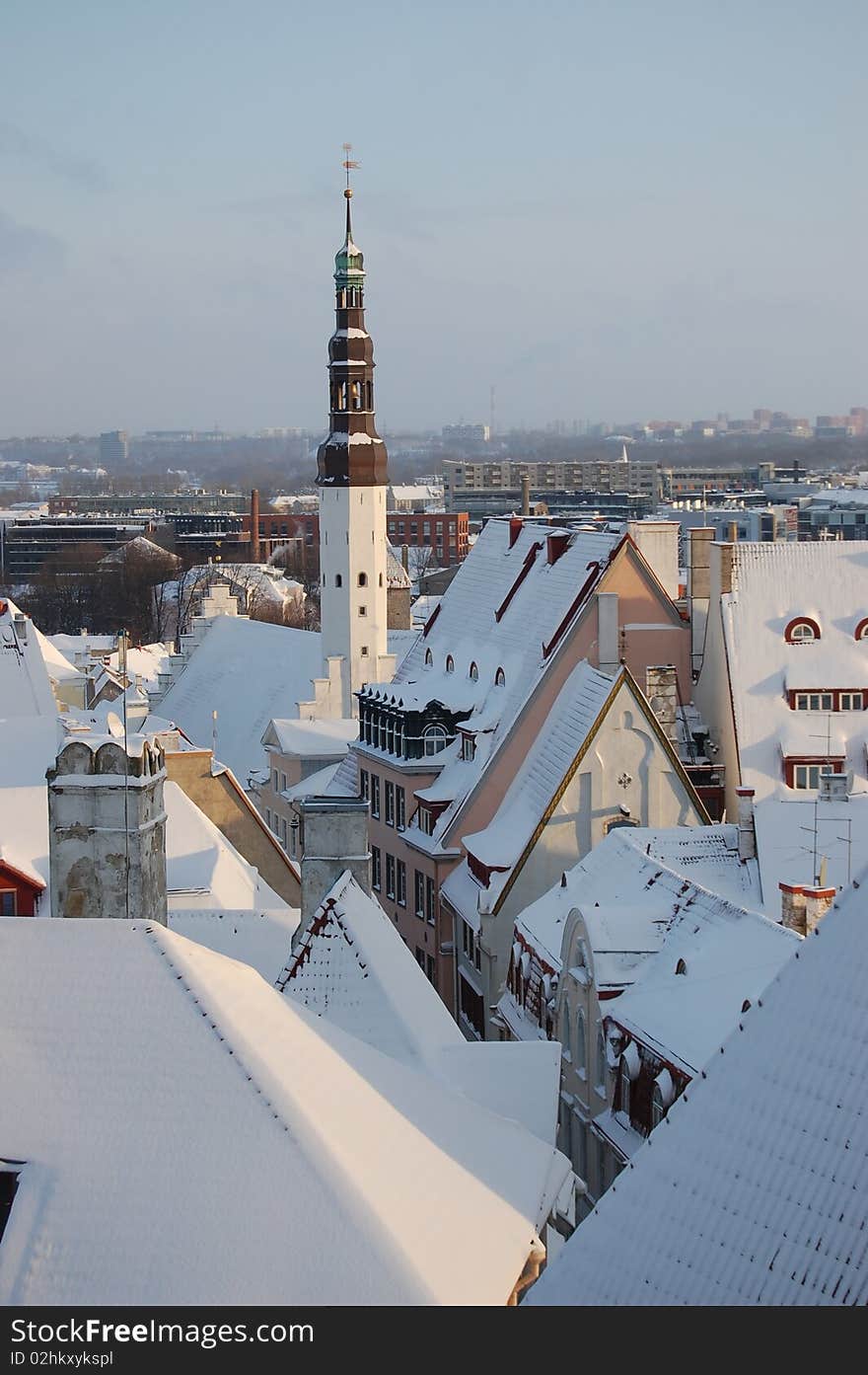 The view on Tallinn.