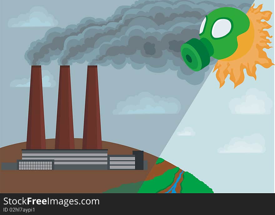 Emissions of harmful chemicals into the air. Contamination of the atmosphere. Emissions of harmful chemicals into the air. Contamination of the atmosphere