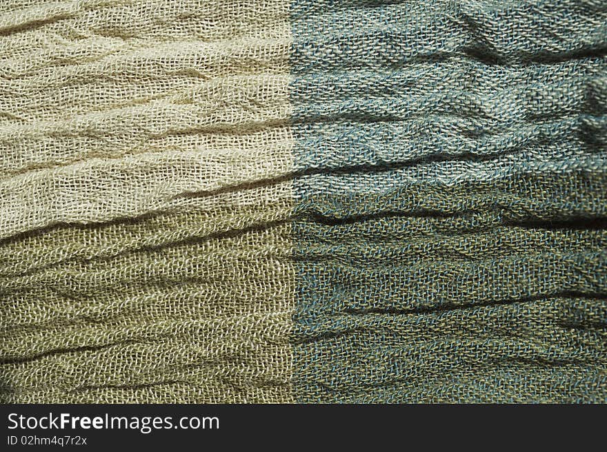 Woven, crinkled Cotton-Fabric in four earth tones. Blue, Beige and olive and khaki Usable ase Background or texture for layers. Woven, crinkled Cotton-Fabric in four earth tones. Blue, Beige and olive and khaki Usable ase Background or texture for layers.