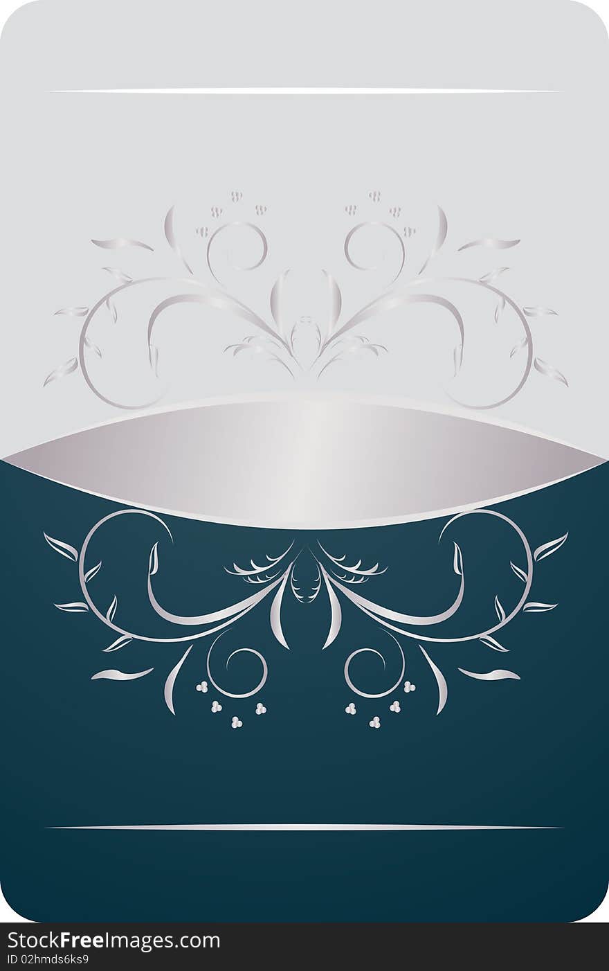 Beautiful luxury card or invitation. Vector