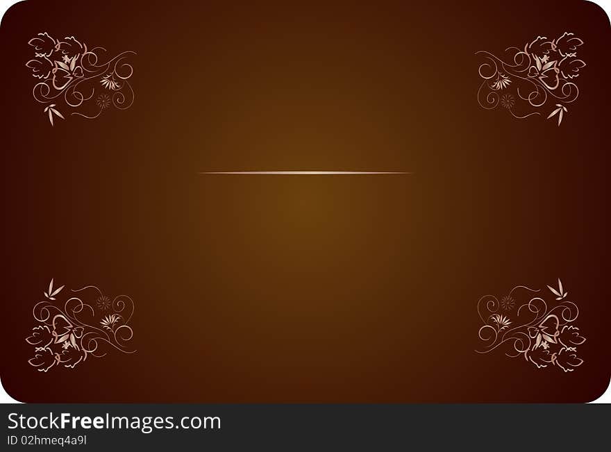 Beautiful luxury card or invitation. Vector