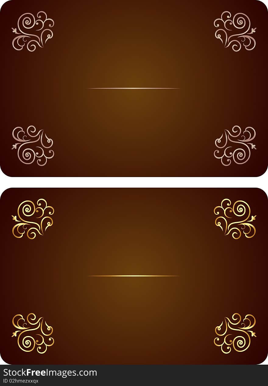 Beautiful luxury card or invitation. Vector