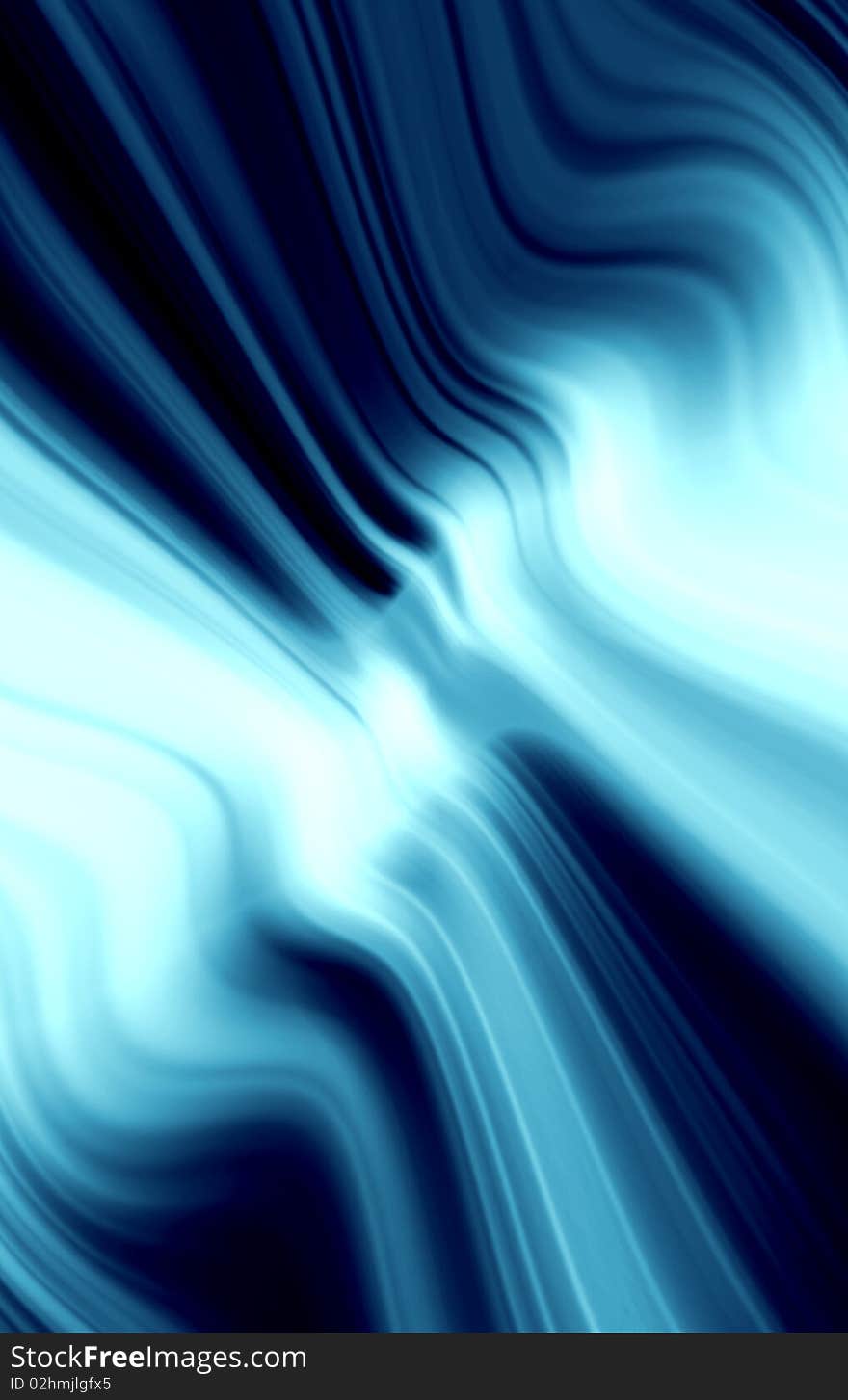 Blue stripes on a diagonal, abstract background