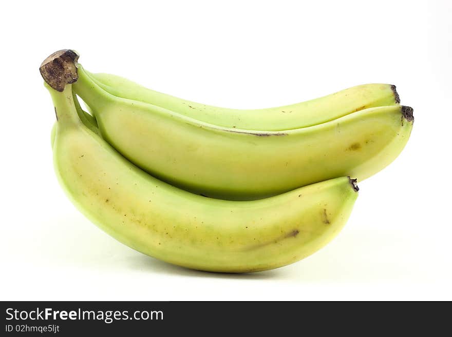 Not ripe banana