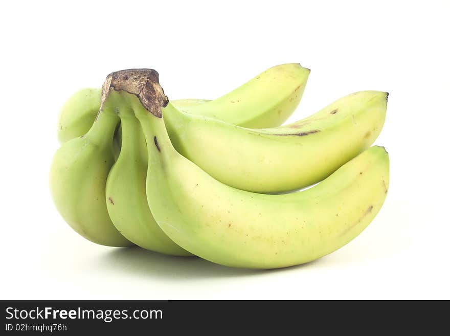 Not ripe banana