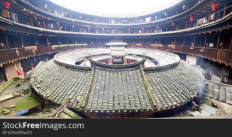 The big house in china,inside,500 years of history, It has been inscribed on the World Heritage List.