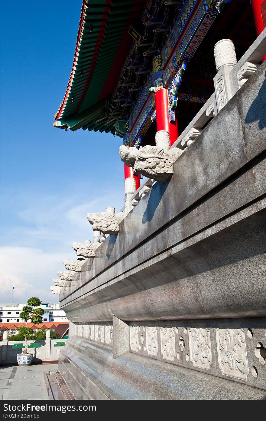 The Side Baromraja Temple