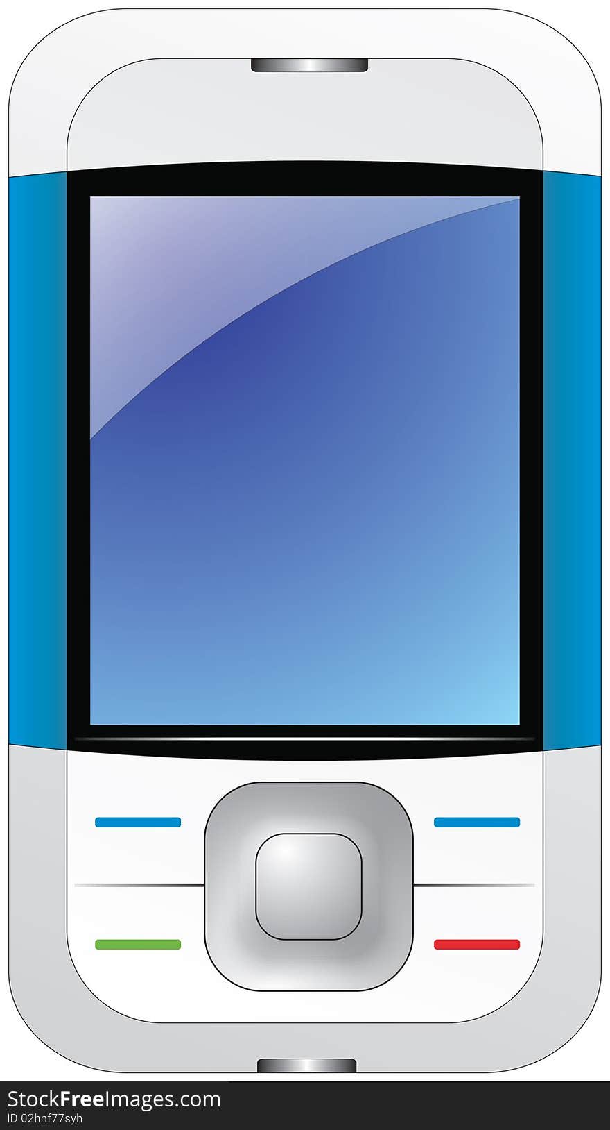 Mobile Phone on white background