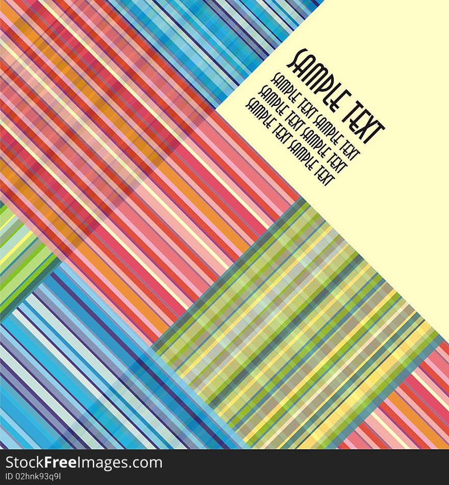 Texture consisting of colorful lines on a yellow background. Texture consisting of colorful lines on a yellow background.