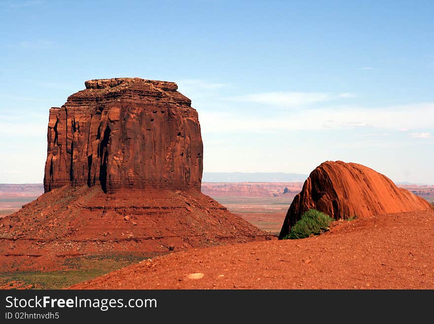 A butte in Monument Valley Utah / Arizona