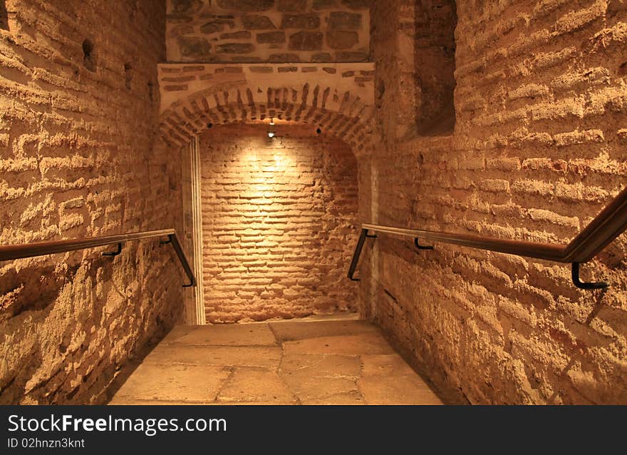 A view of passage in Hagia Sophia, istanbul, turkey. A view of passage in Hagia Sophia, istanbul, turkey.