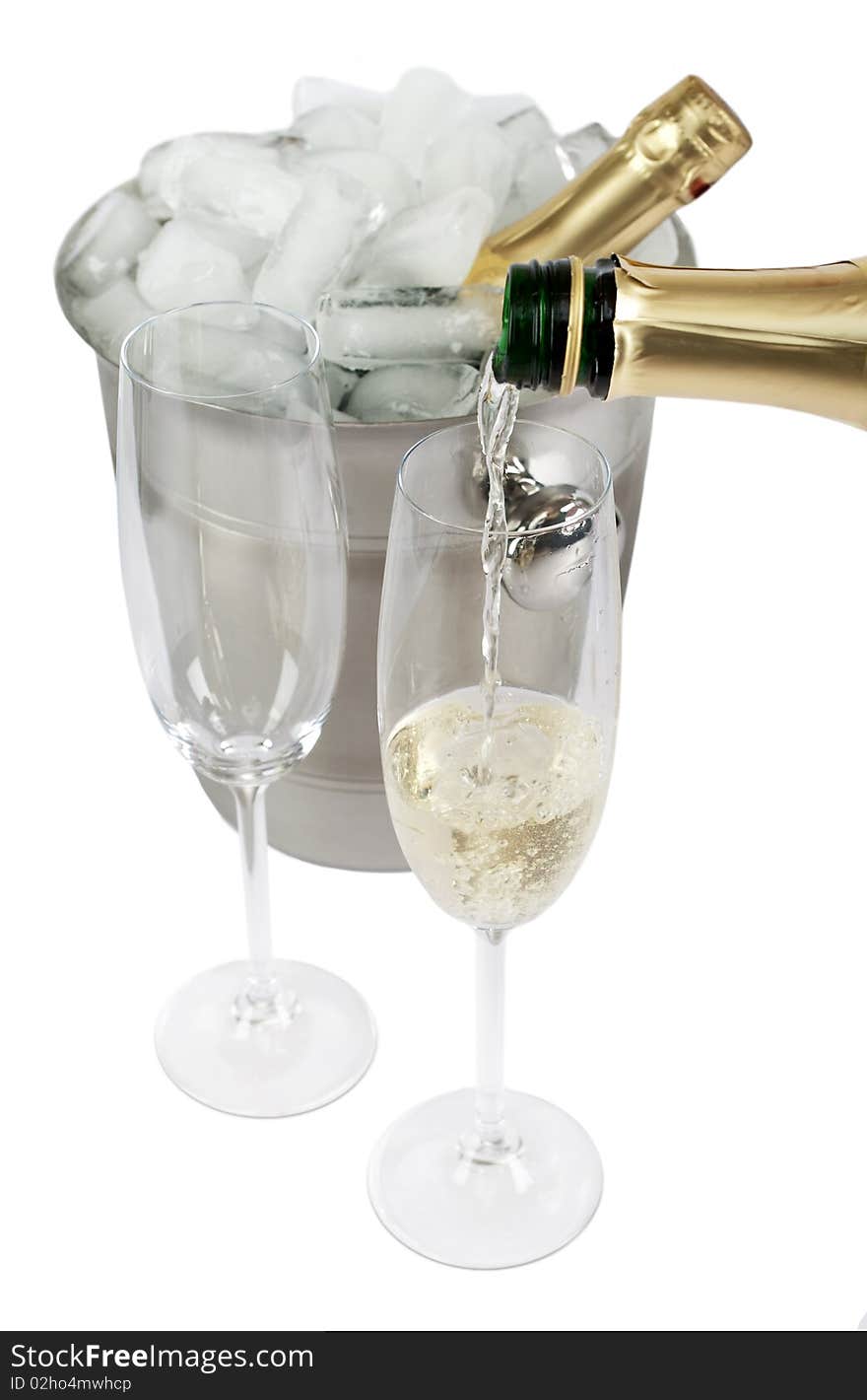 Champagne With Ice Cooler