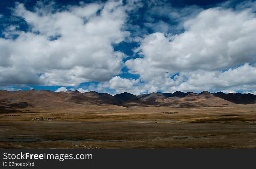 Scenery of mountains and lakes in Tibet. Scenery of mountains and lakes in Tibet