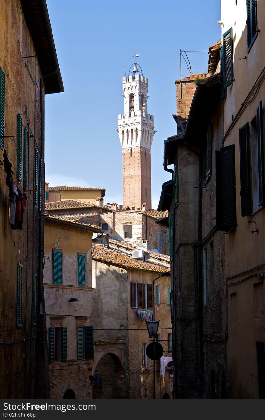 Torre del Mangia Tower in Siena