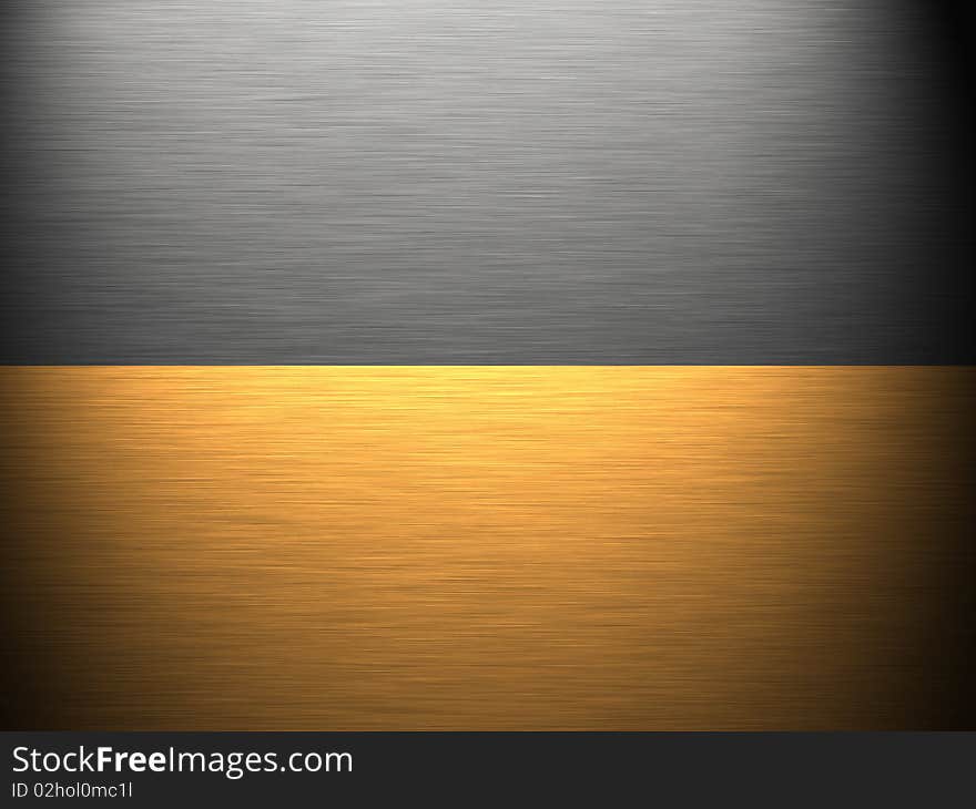 Gold - Aluminium - Metal