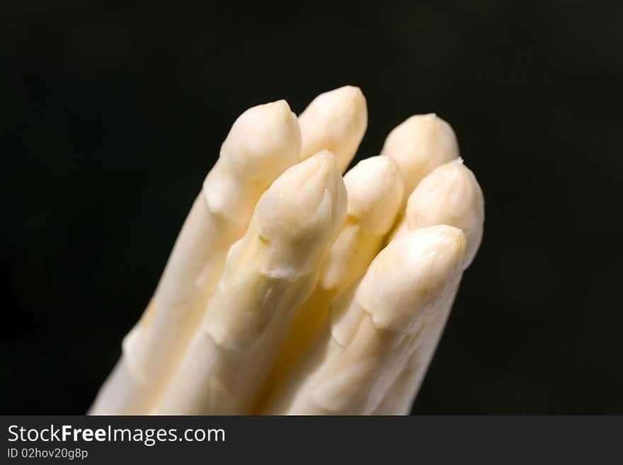 A Pile Of White Asparagus