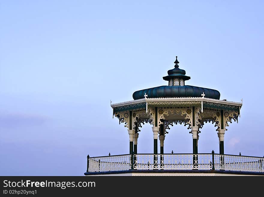 Ornate Victorian bandstand