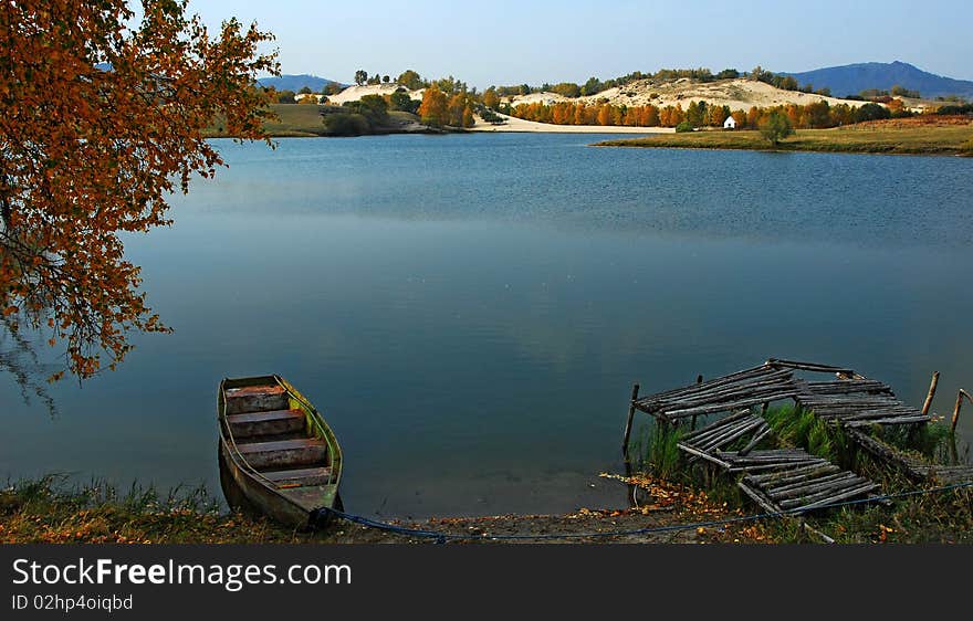 Nature scenery, blue lake, make people feel peaceful and quite. Nature scenery, blue lake, make people feel peaceful and quite