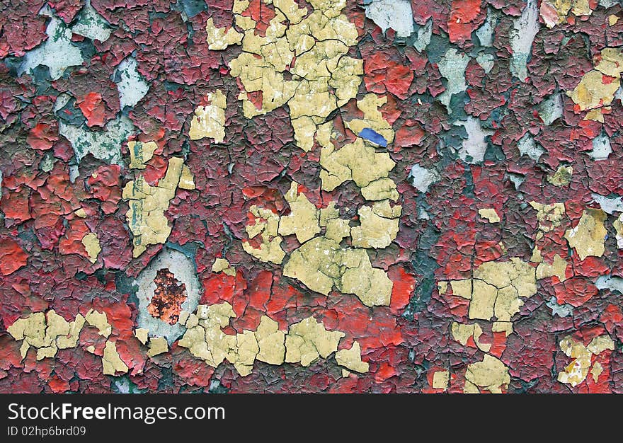 Rusted Metal Texture Pattern Flaked Paint