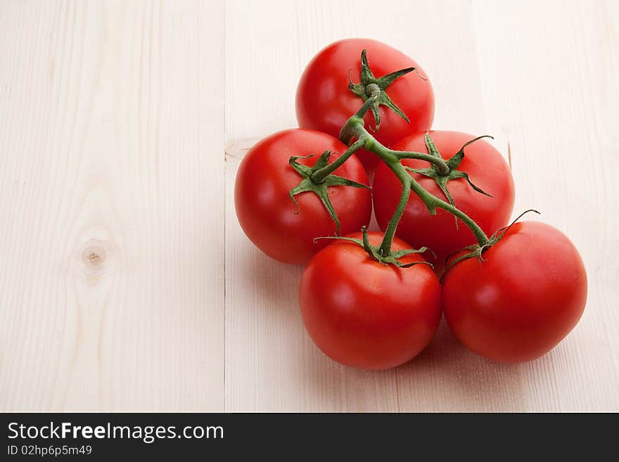 Group Of Fresh Tomatoes