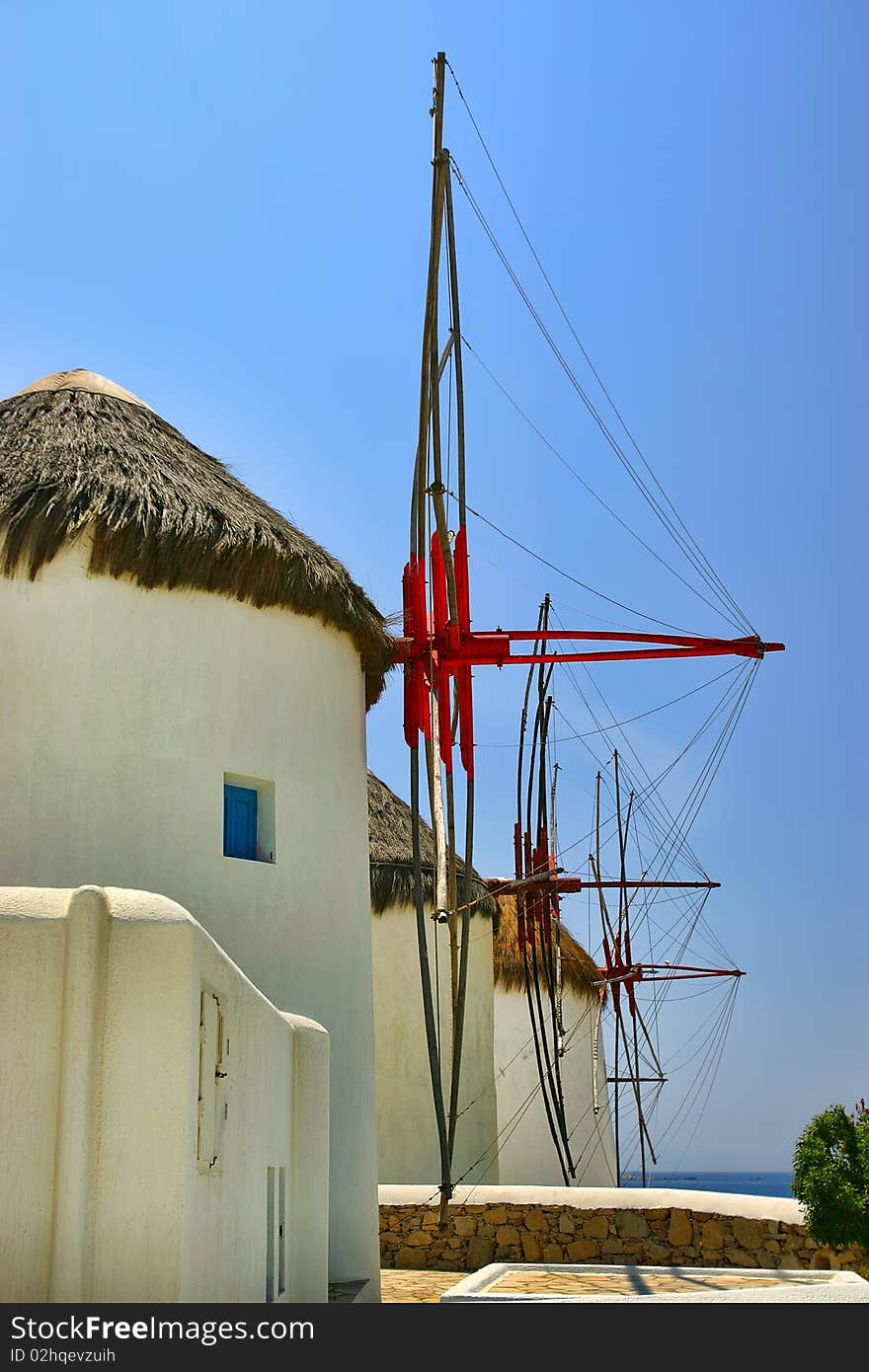 Mykonos windmills