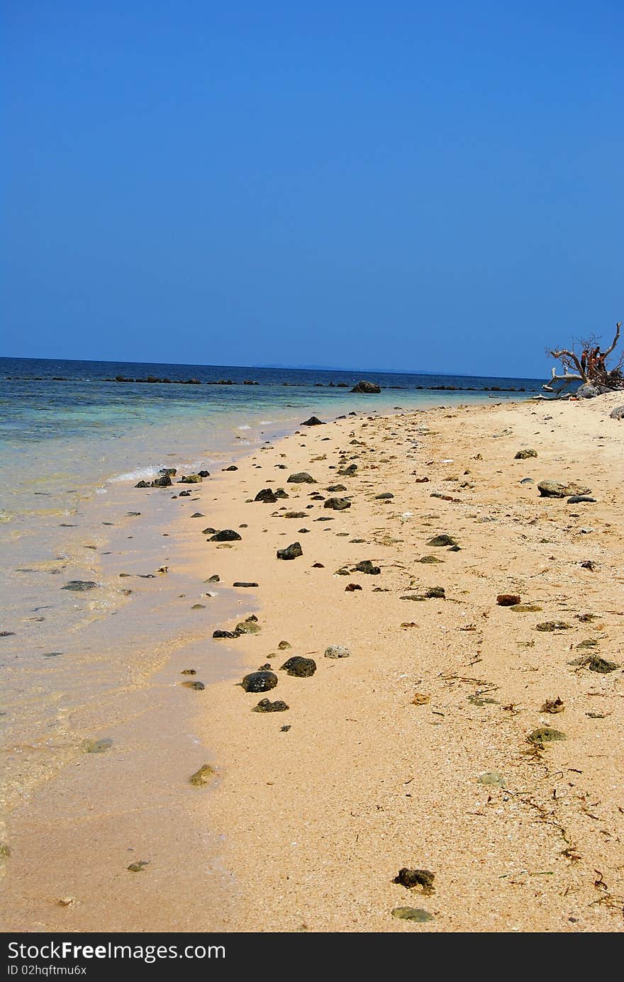 Rocky seashore