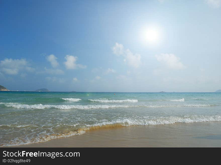 Beach scenery