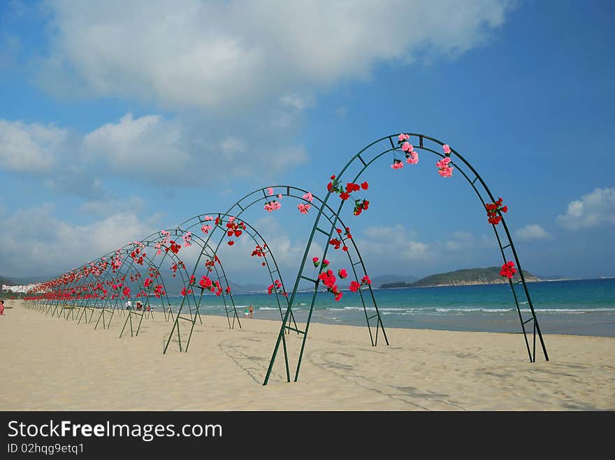 Beach scenery