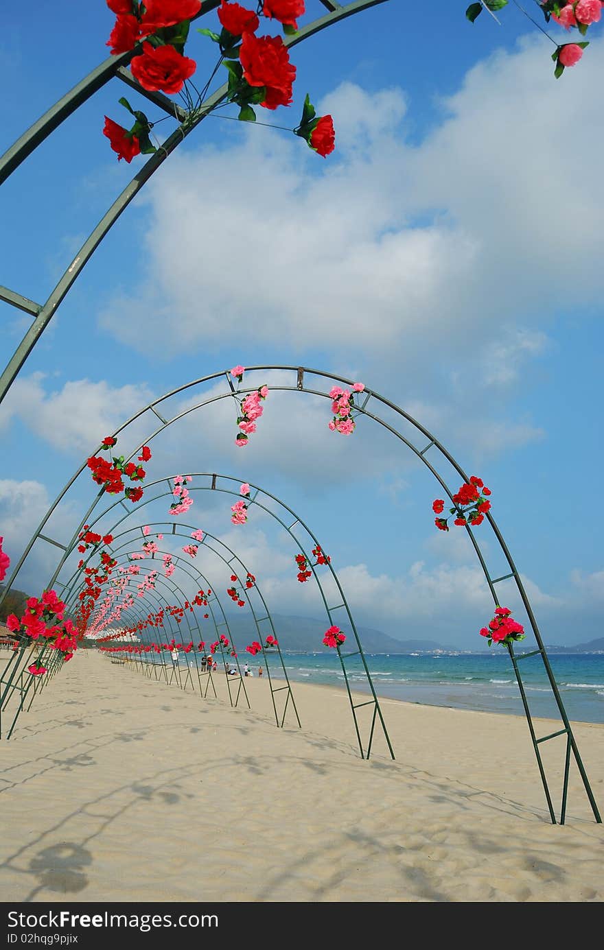 Beach scenery