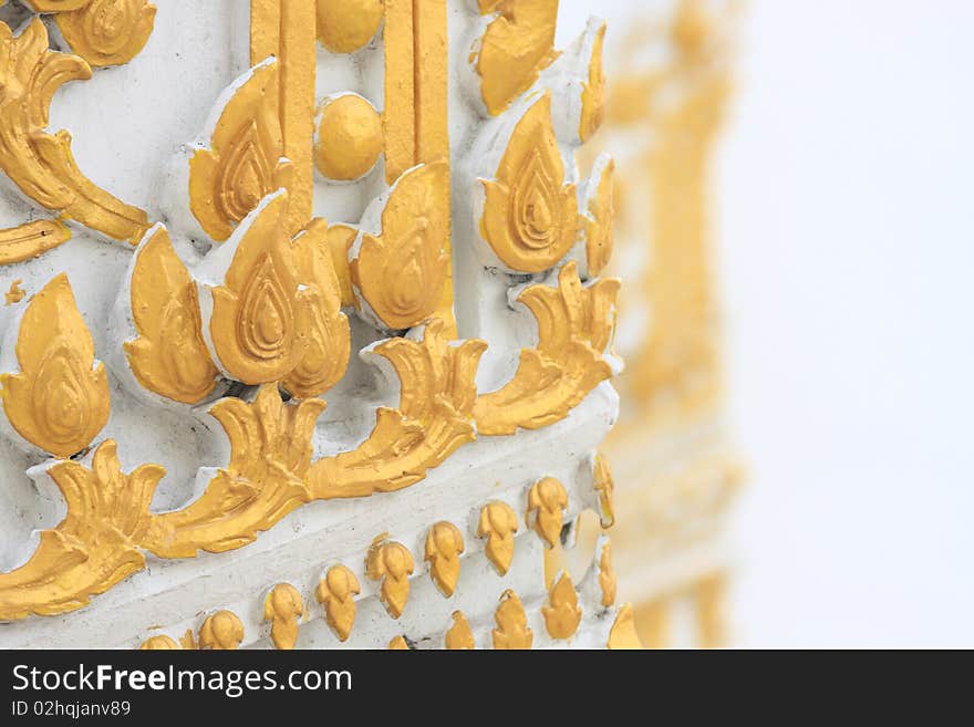 Thai designs,thai temple,gold,flower