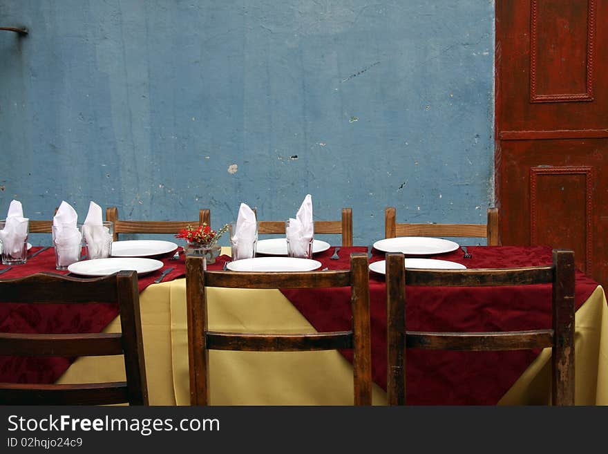 Outdoor dining in Buenos Aires, Argentina. Outdoor dining in Buenos Aires, Argentina