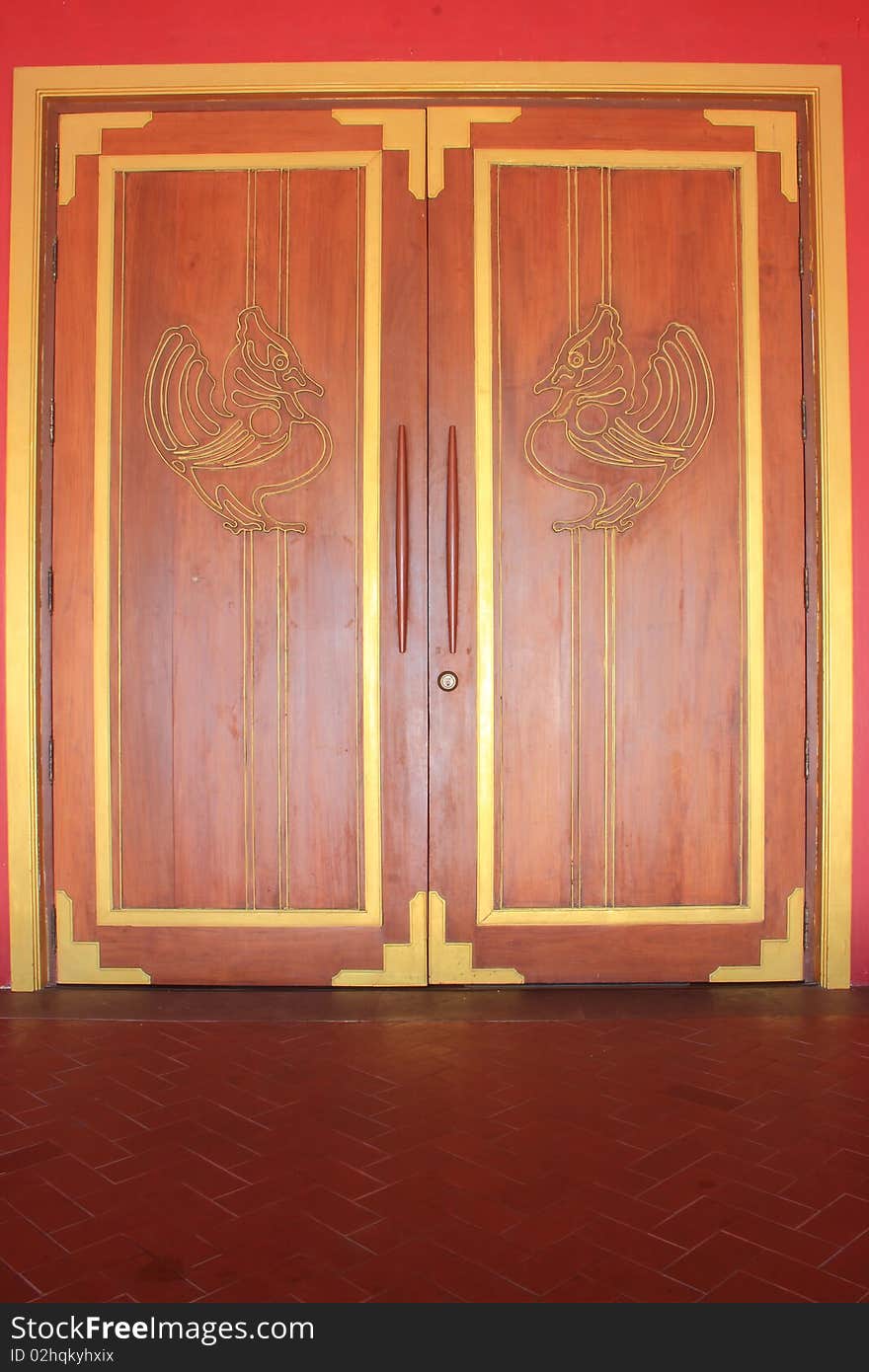 Thai style door