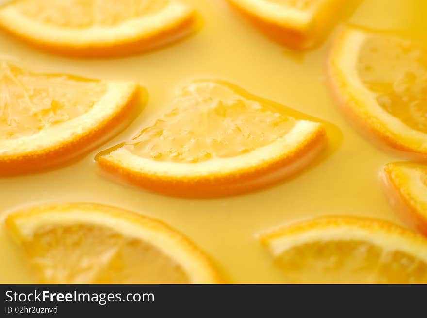 Orange Slices In Juice