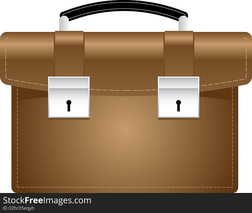 Illustration icon business bag travel