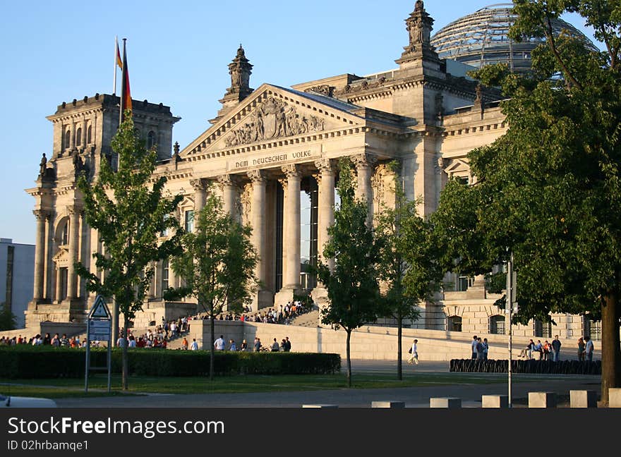 Famous building in Berlin, Germany. Famous building in Berlin, Germany