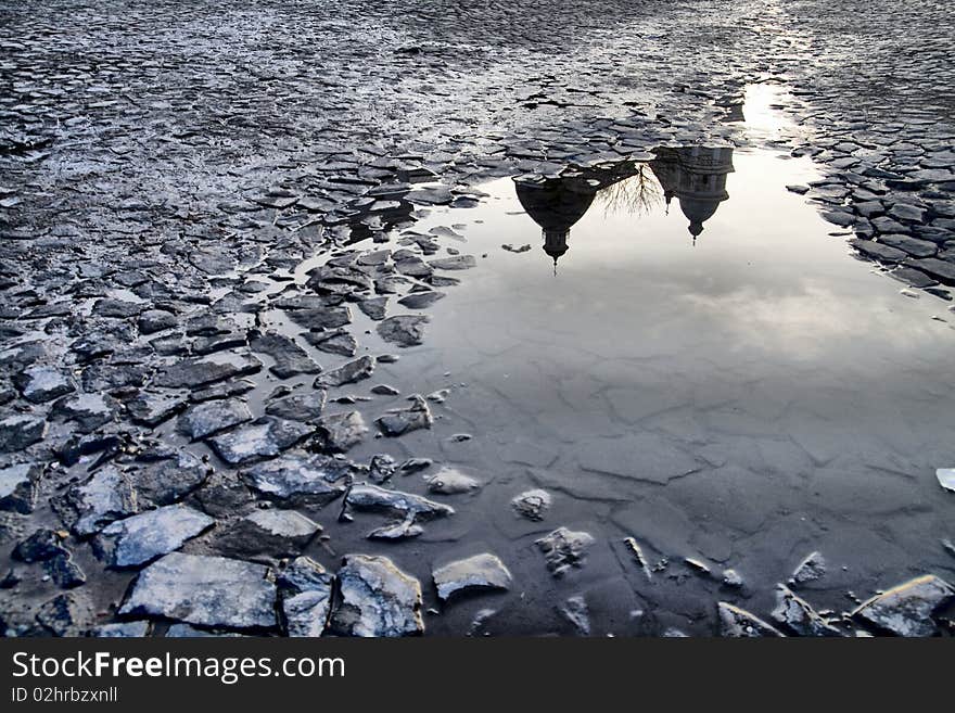 Reflection Castle Lutsk