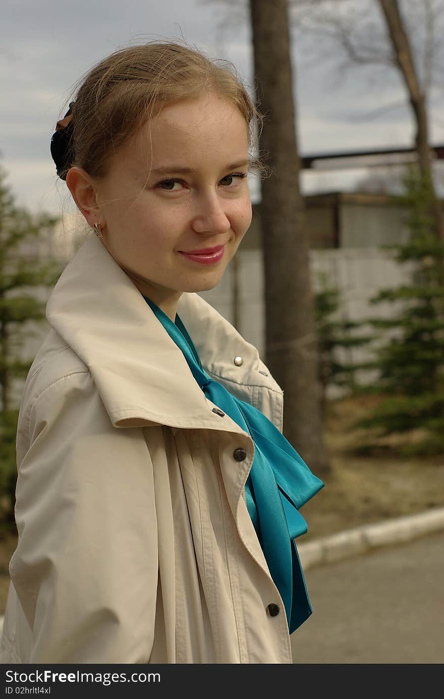 Female in the street