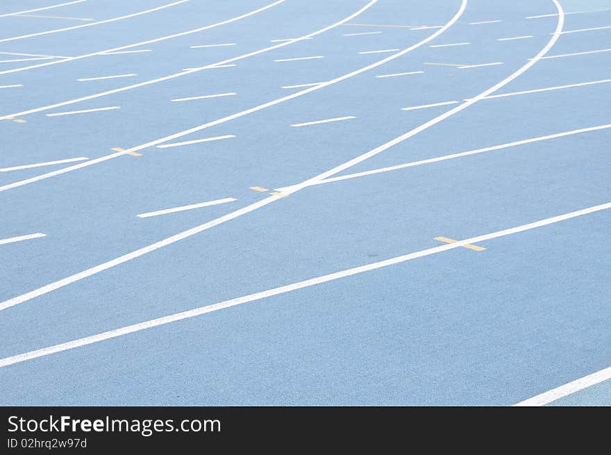 Cross laps on the stadium