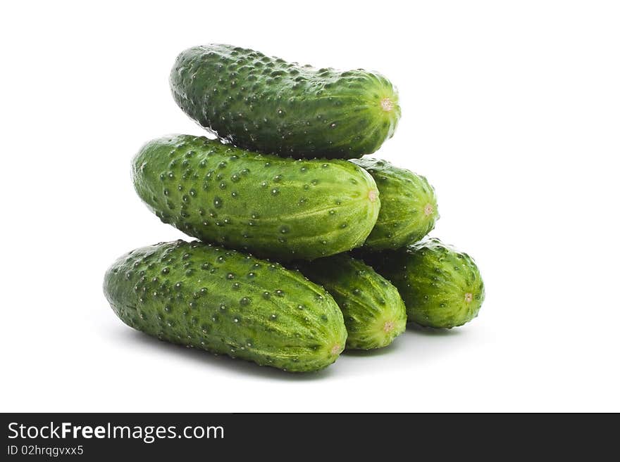 Five cucumbers