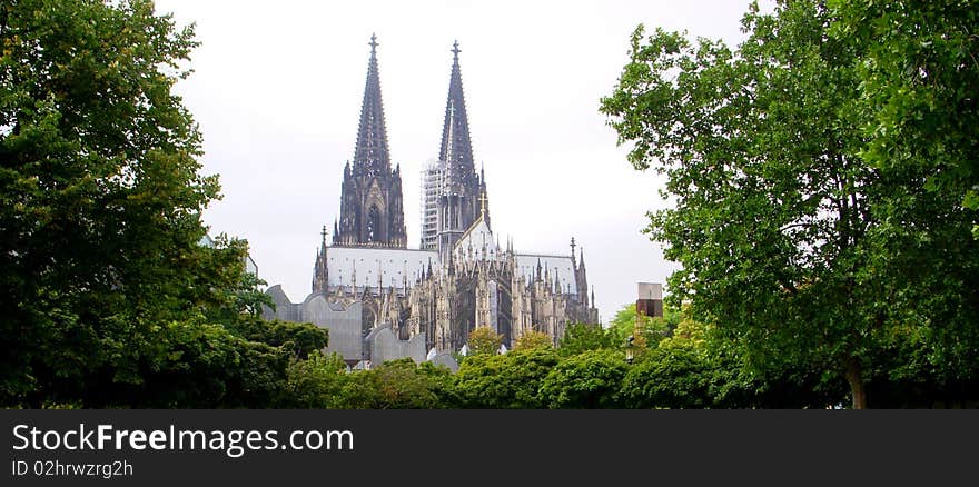 Cathedral in Cologne(DOM) is internationally known building