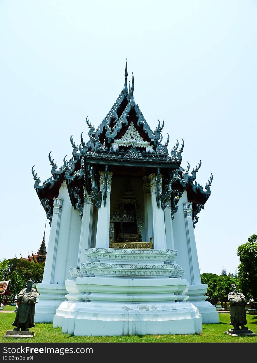 The old siam palace in Bangkok