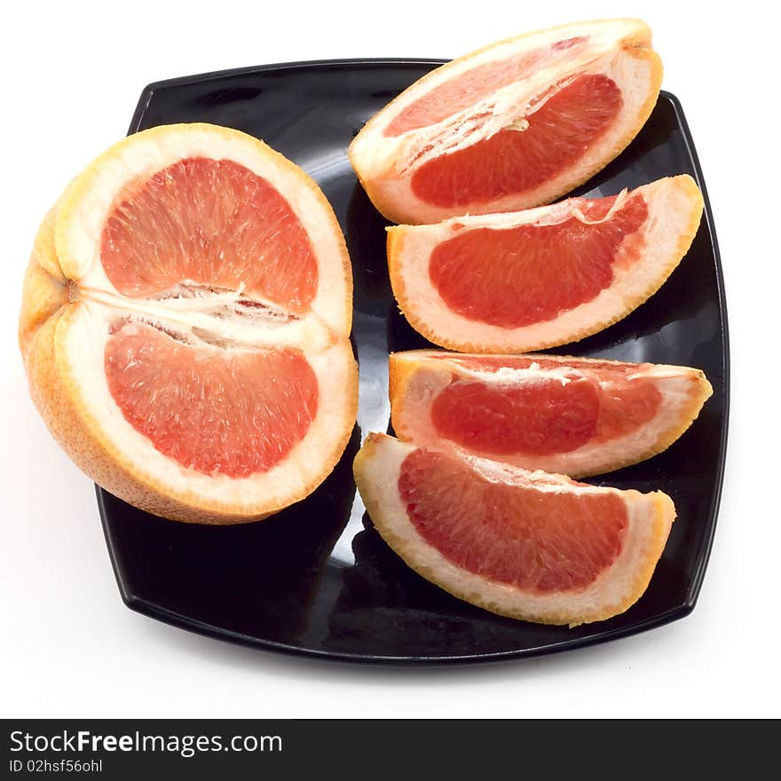 Chopped grapefruit