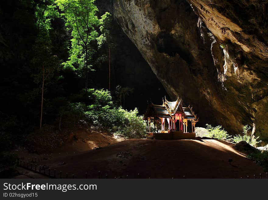 Throne In Prayanakorn Cave, Thailand