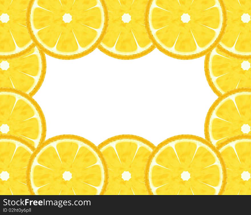 Slice Lemon Border