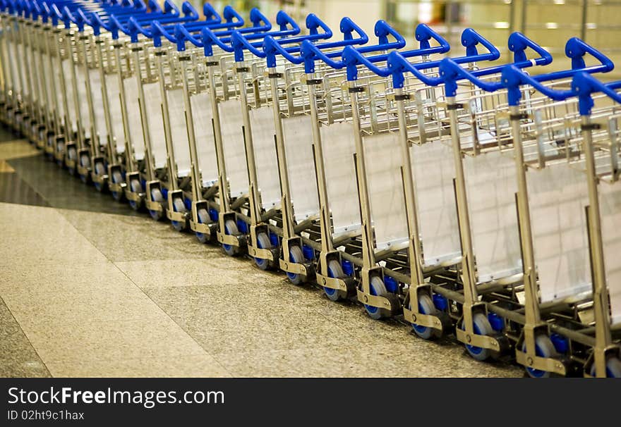 Airport Luggage Trolley